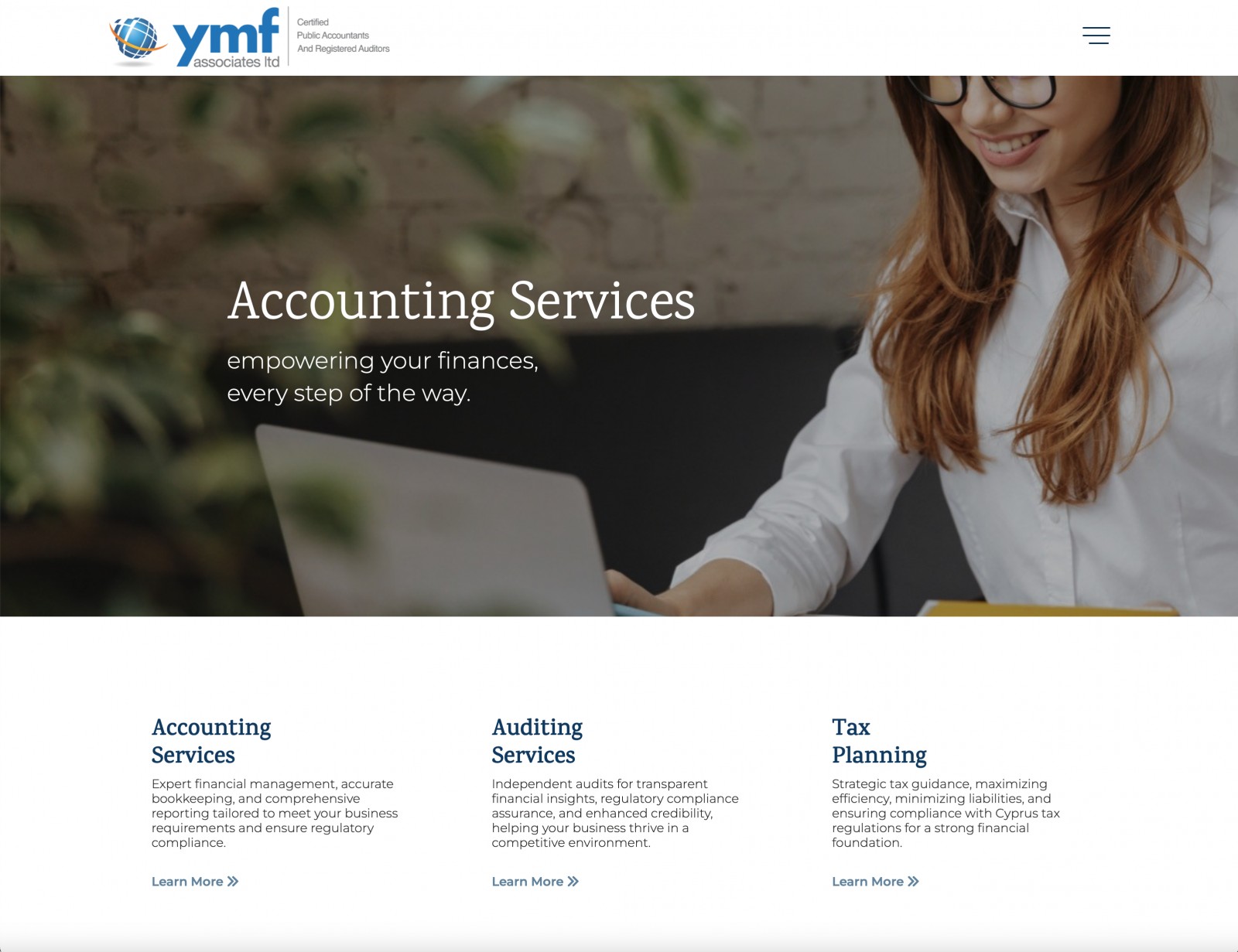 Retail & Services Web Design - www.ymfassociates.com